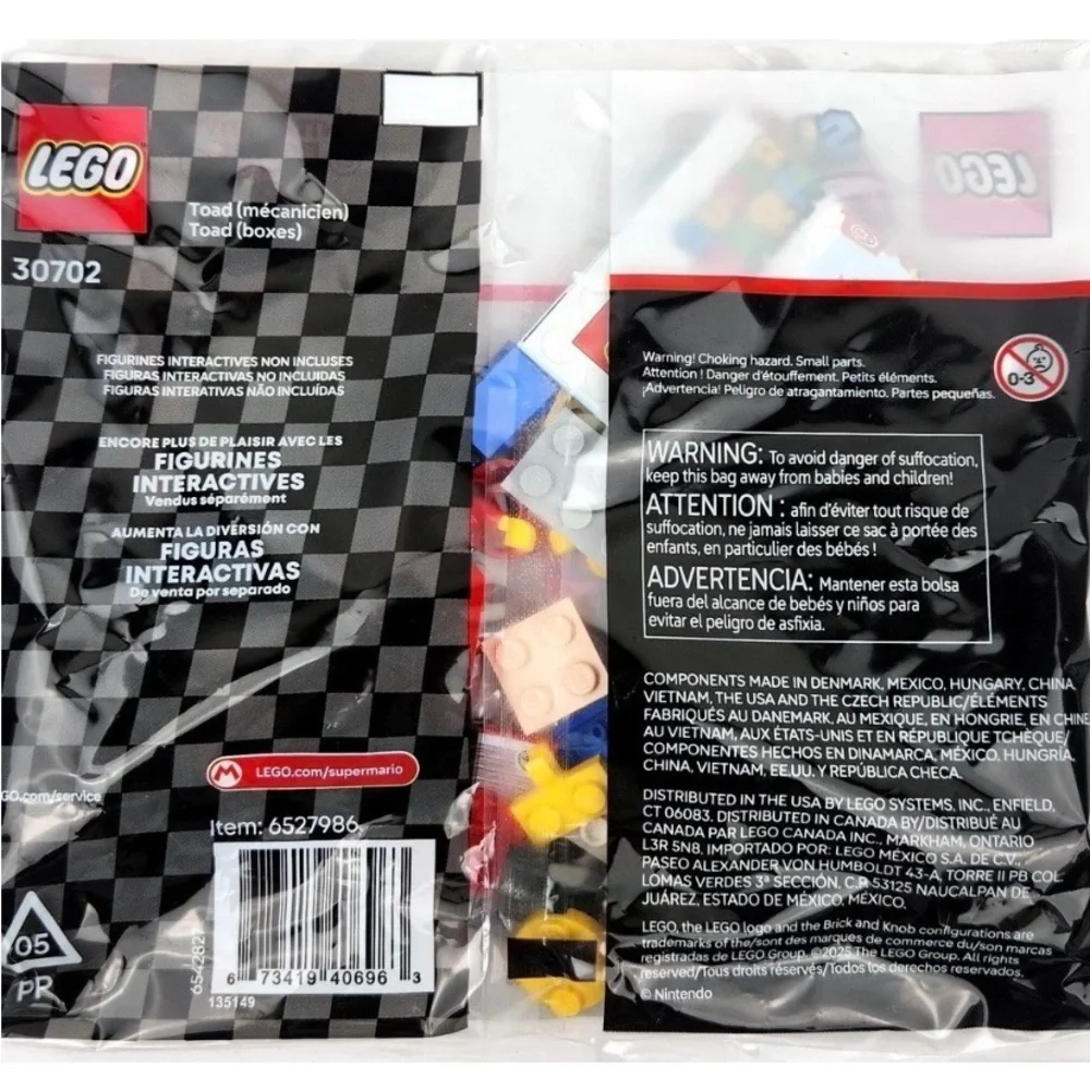 Lego 30702 - Lego Super Mario Kart - Toad (Pit Crew)
